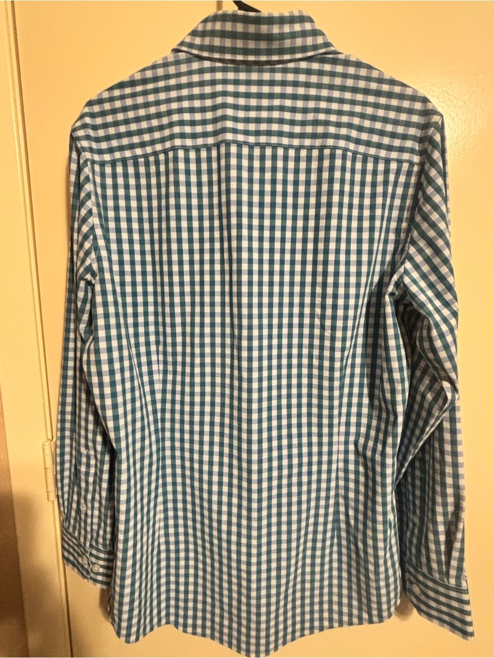 Mizzen+Main Blue and White Gingham Dress Shirt